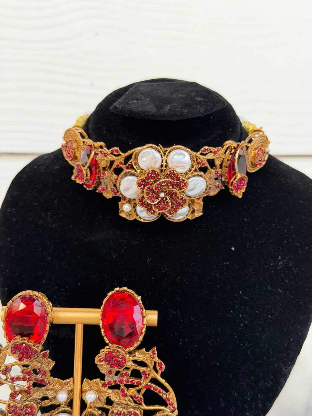Red Turkish Choker Set