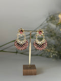 Moonlight Ruby Earrings