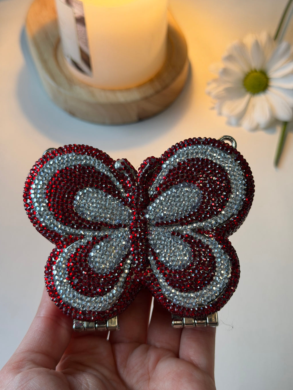 Butterfly Kundan Clutch