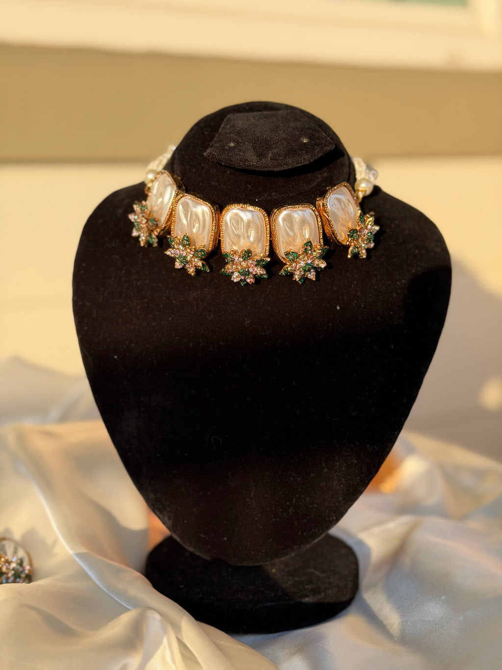Turkish Pearl Choker Set