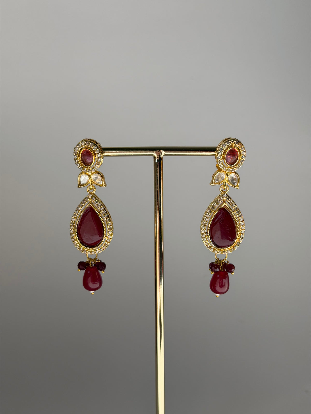 Teardrop Stone Earrings
