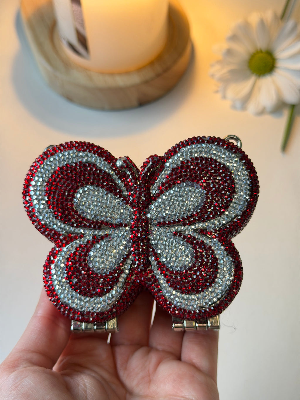 Butterfly Kundan Clutch