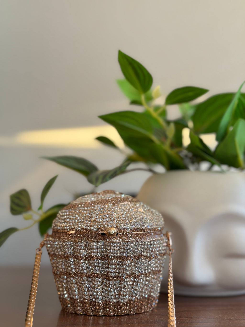 Rhinestone Cupcake Clutch