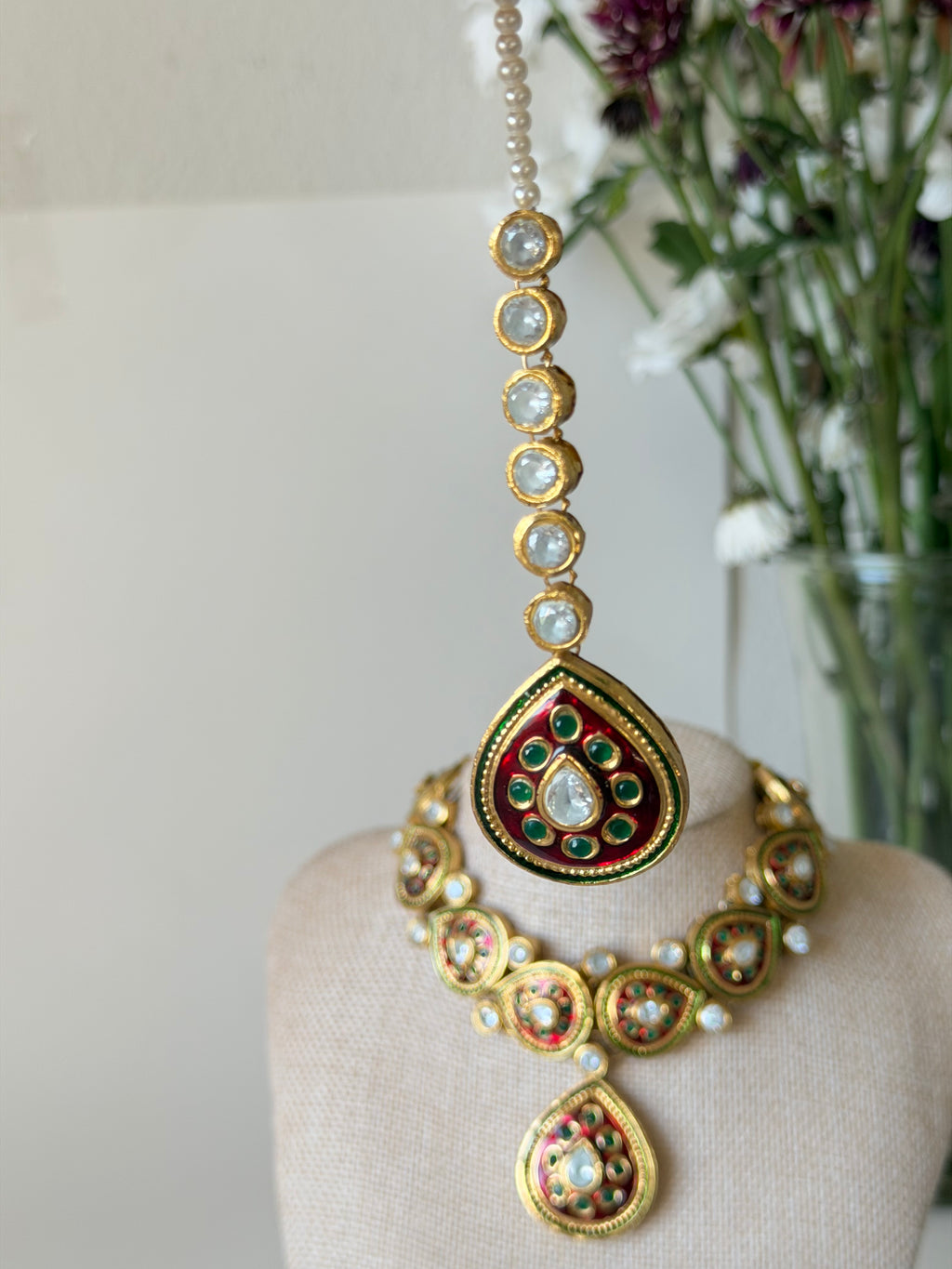 Meenakari Necklace Set