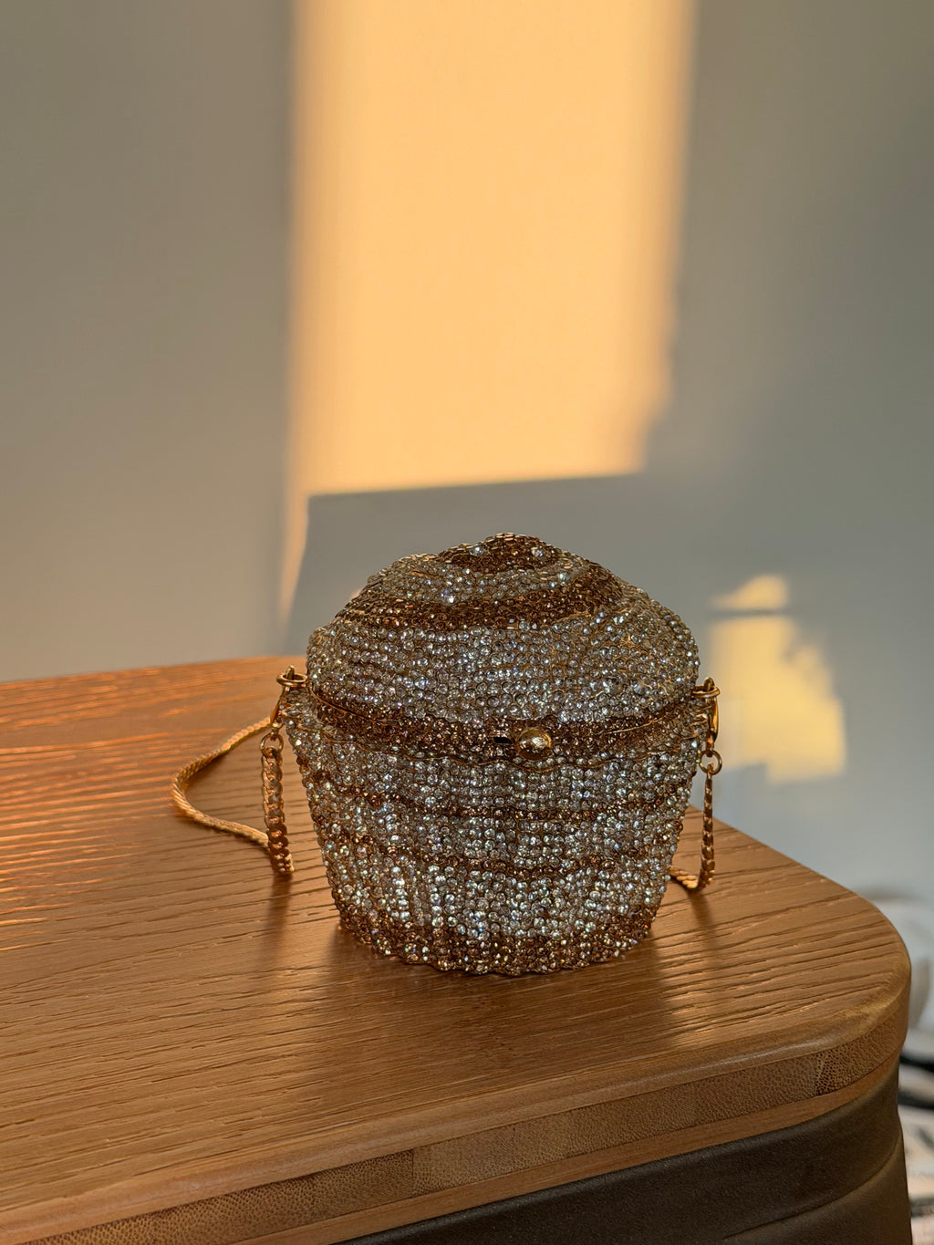 Rhinestone Cupcake Clutch