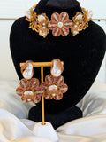 Antique Pink Turkish Choker Set