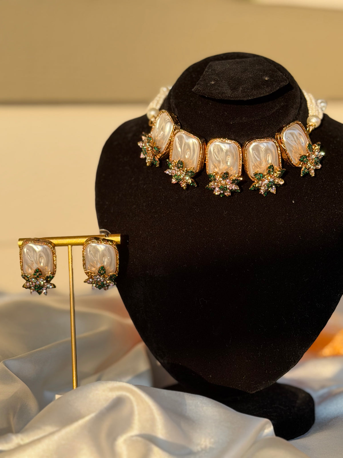 Turkish Pearl Choker Set