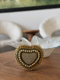 Kundan Heart Clutch