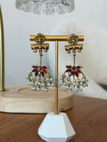 Ruby Dangling Earrings