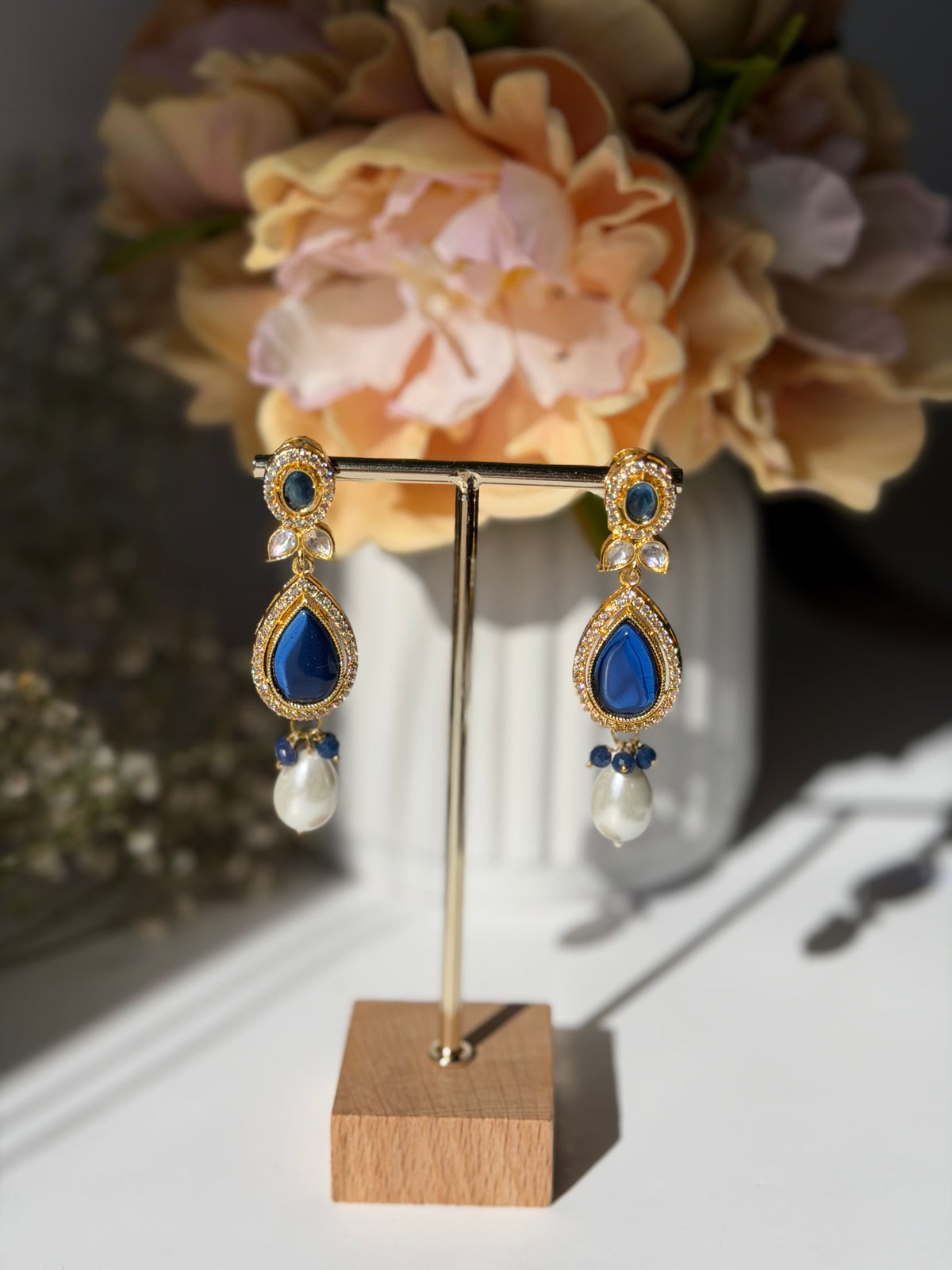 Teardrop Stone Earrings