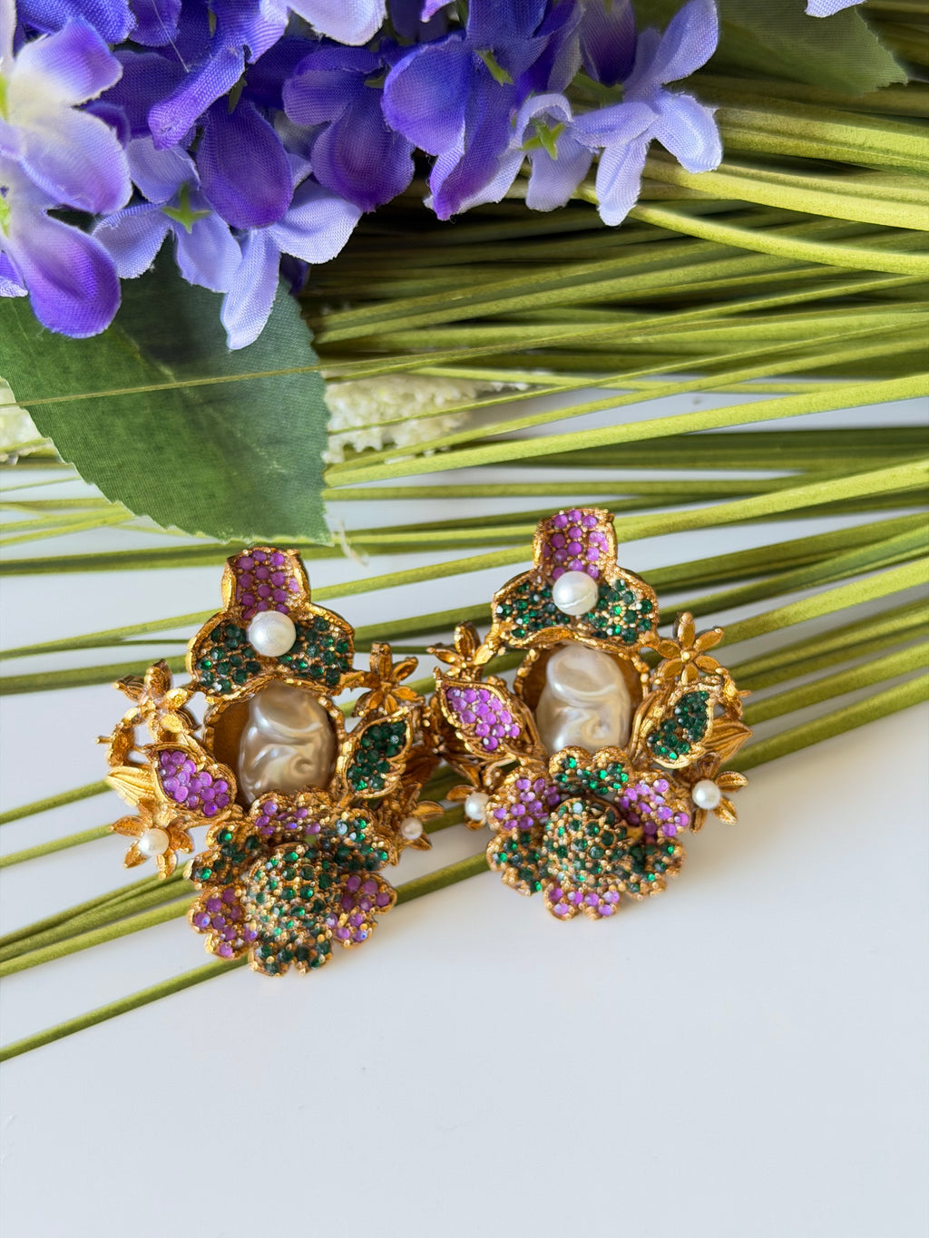 Floral Turkish Studs