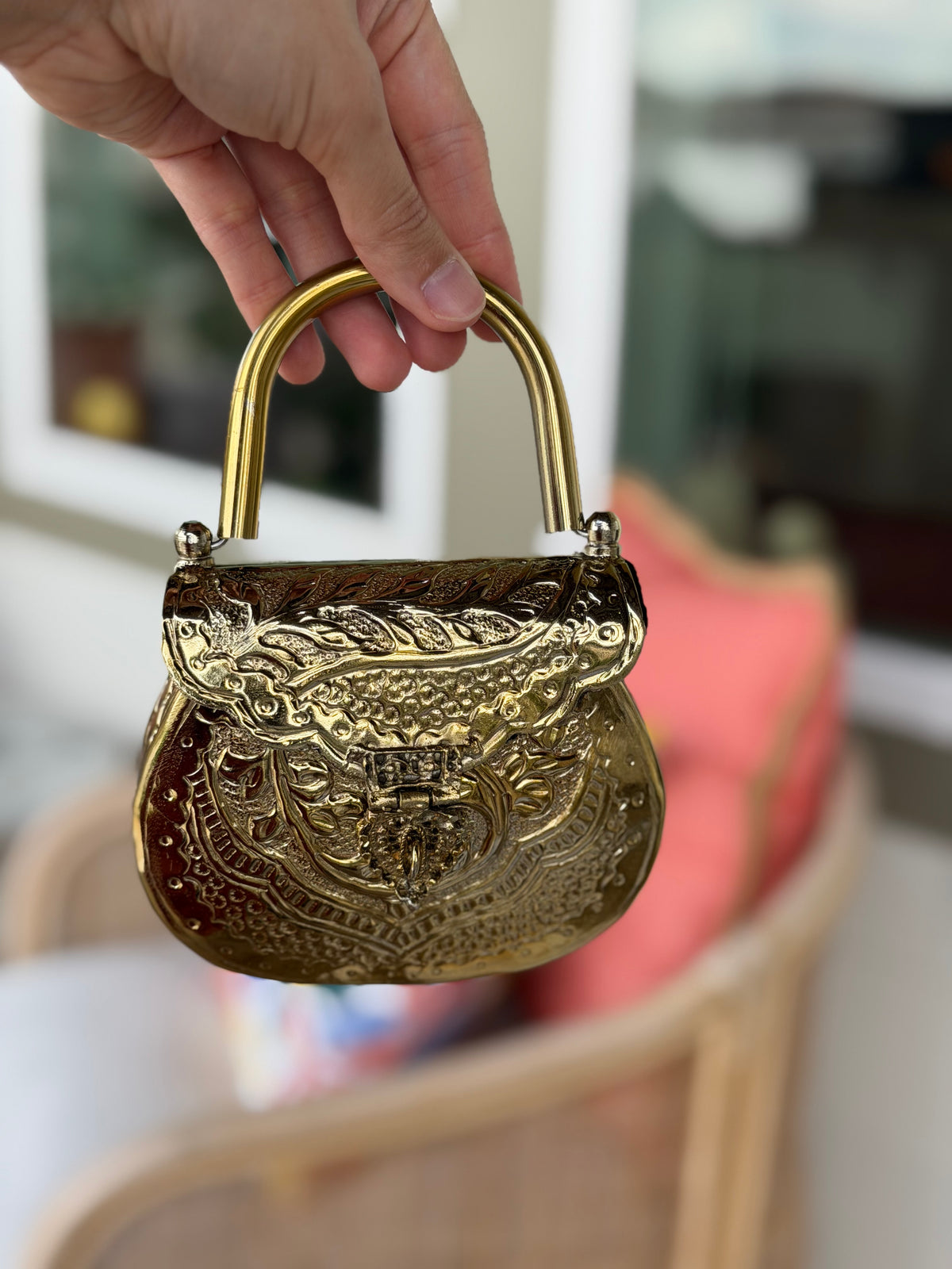 Vintage Brass Clutch