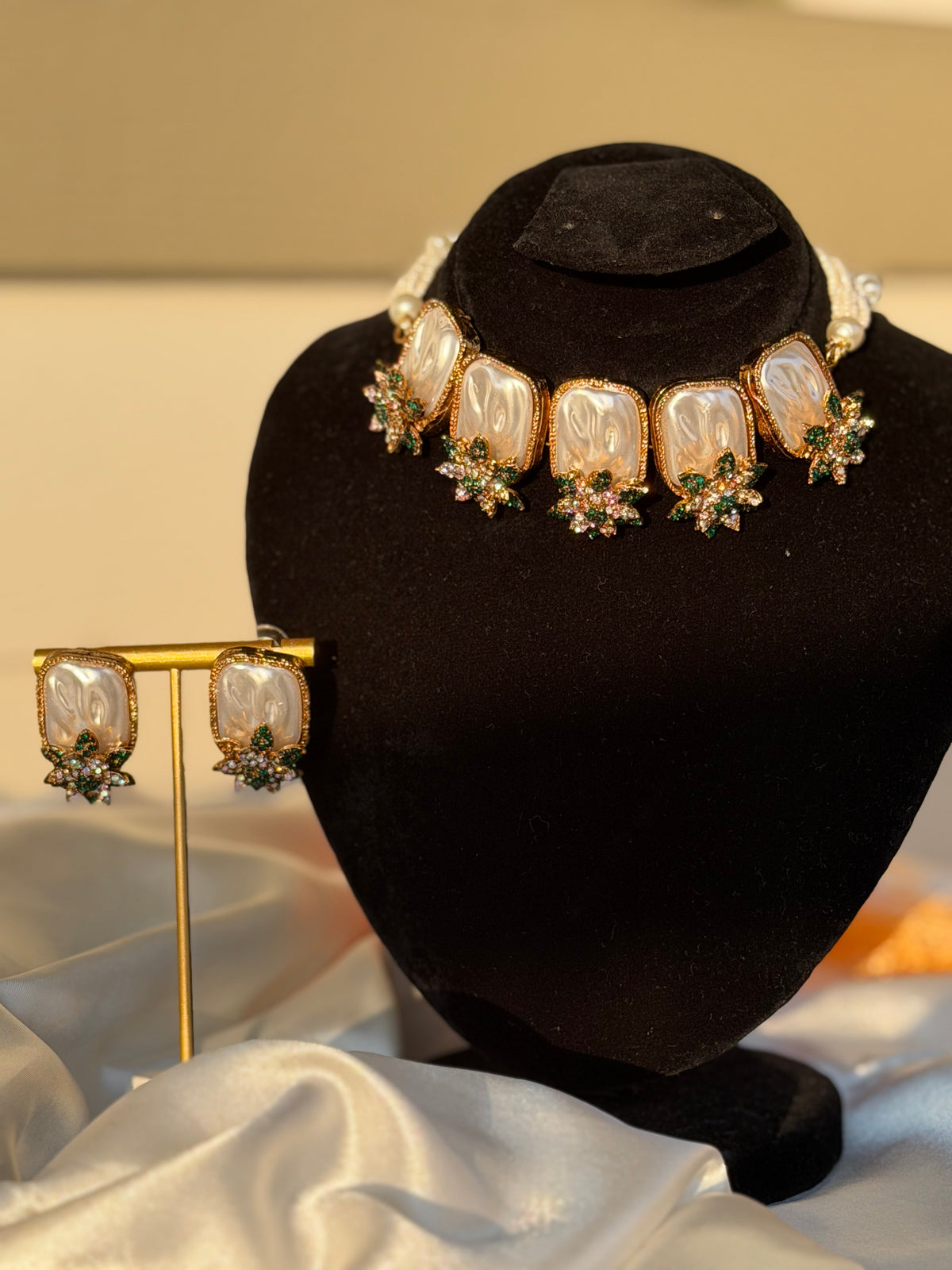Turkish Pearl Choker Set