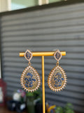 Zircon Onyx Earrings