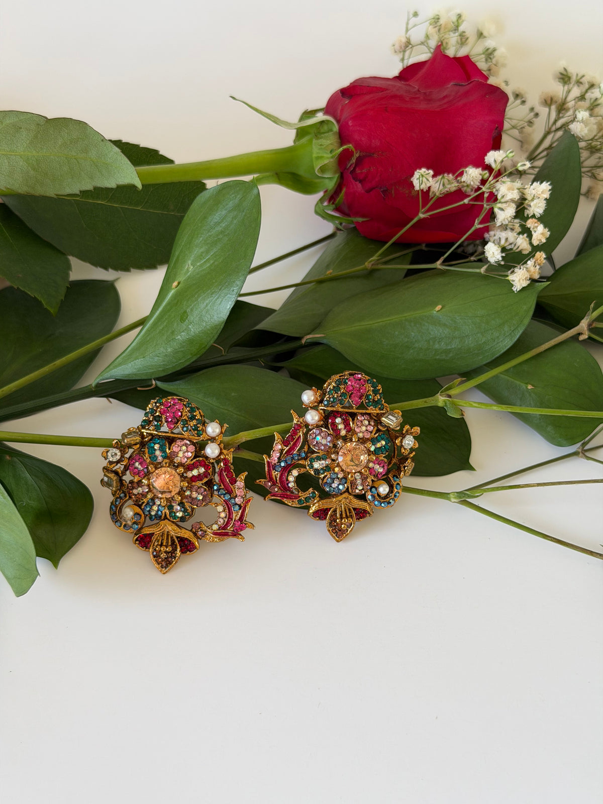 Cluster Floral Studs