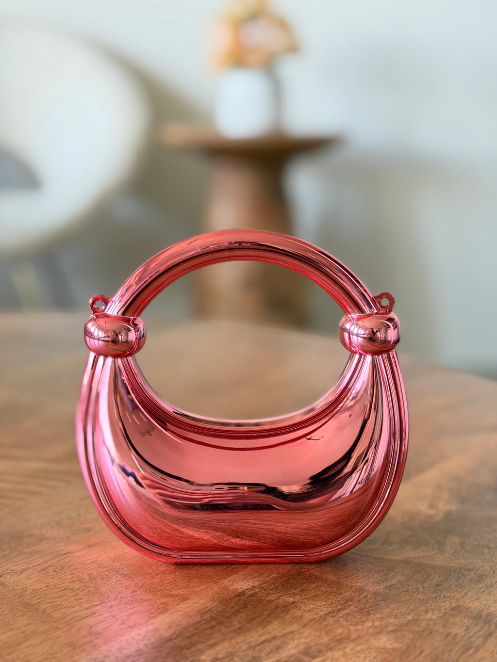 Pink Acrylic Clutch