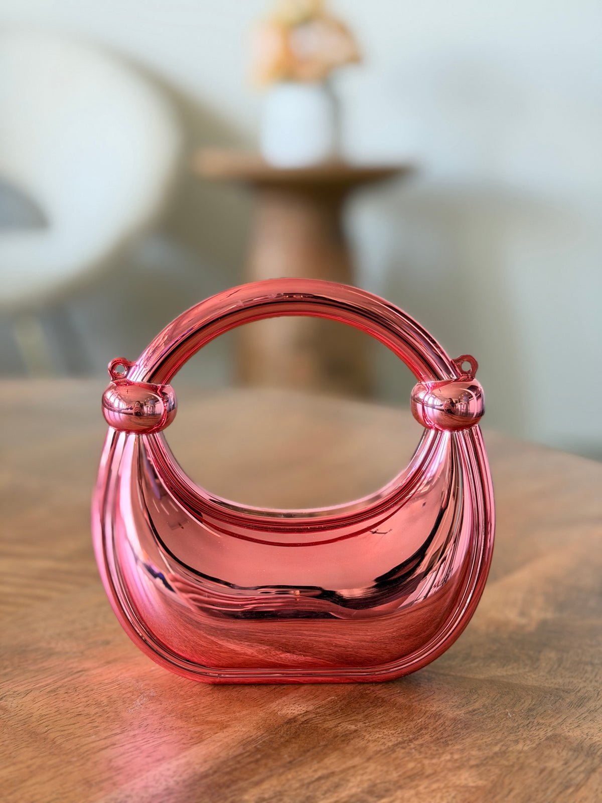 Pink Acrylic Clutch