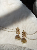 Leaf Jhumka