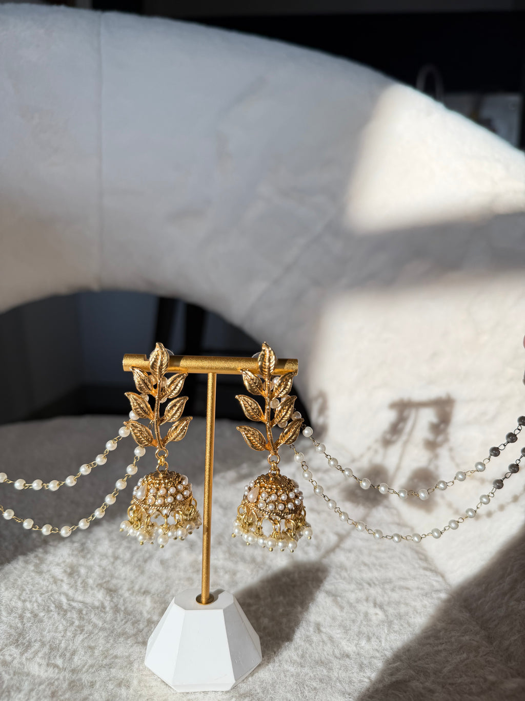 Leaf Jhumka