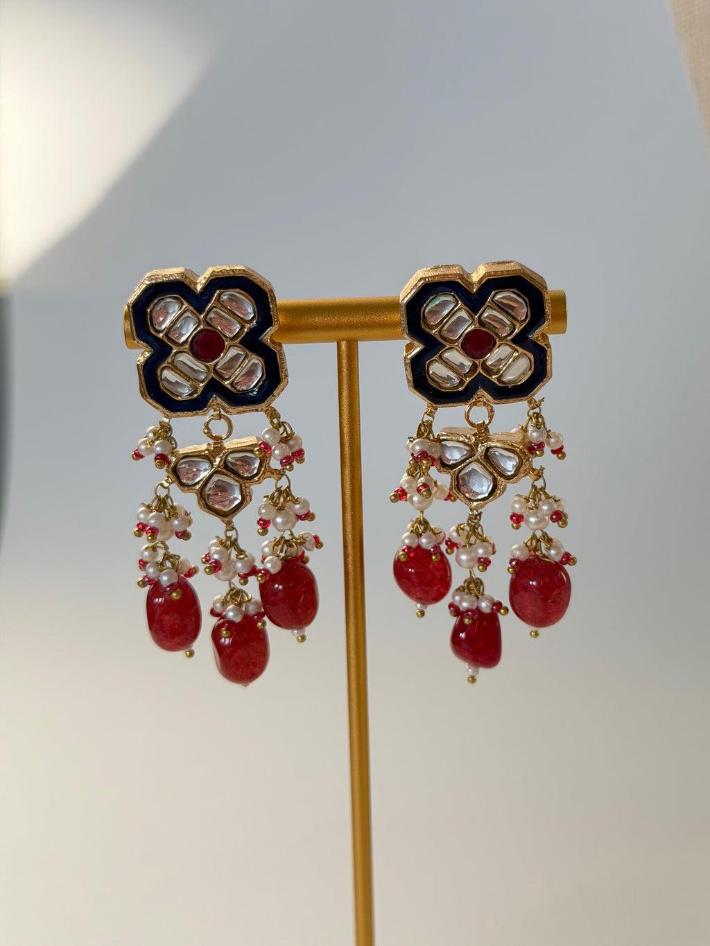 Handmade Kundan Necklace Set