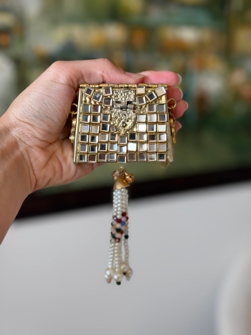 Kundan Mini Cluch