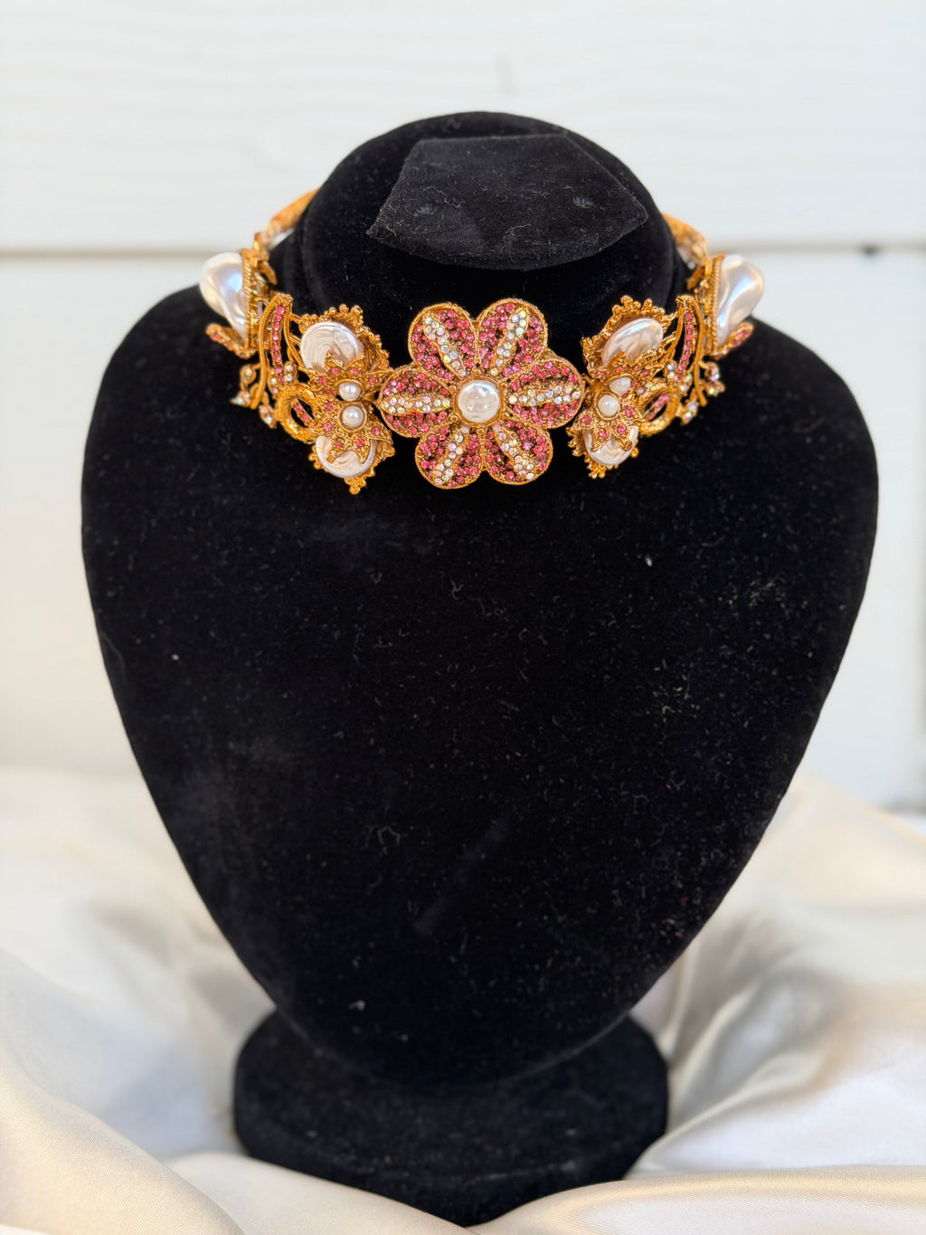 Antique Pink Turkish Choker Set