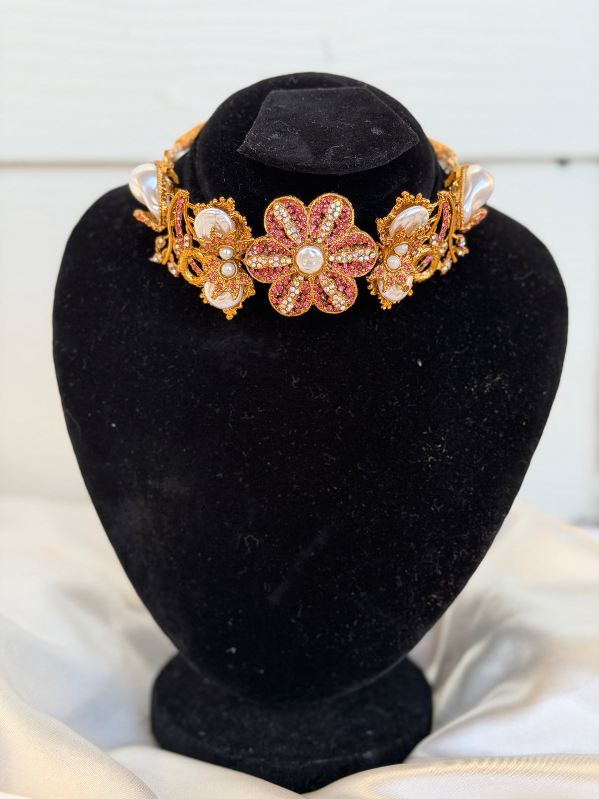 Antique Pink Turkish Choker Set