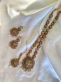 Antique Gold Mala Set with Tikka