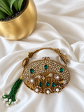 Double Sided Emerald Clutch