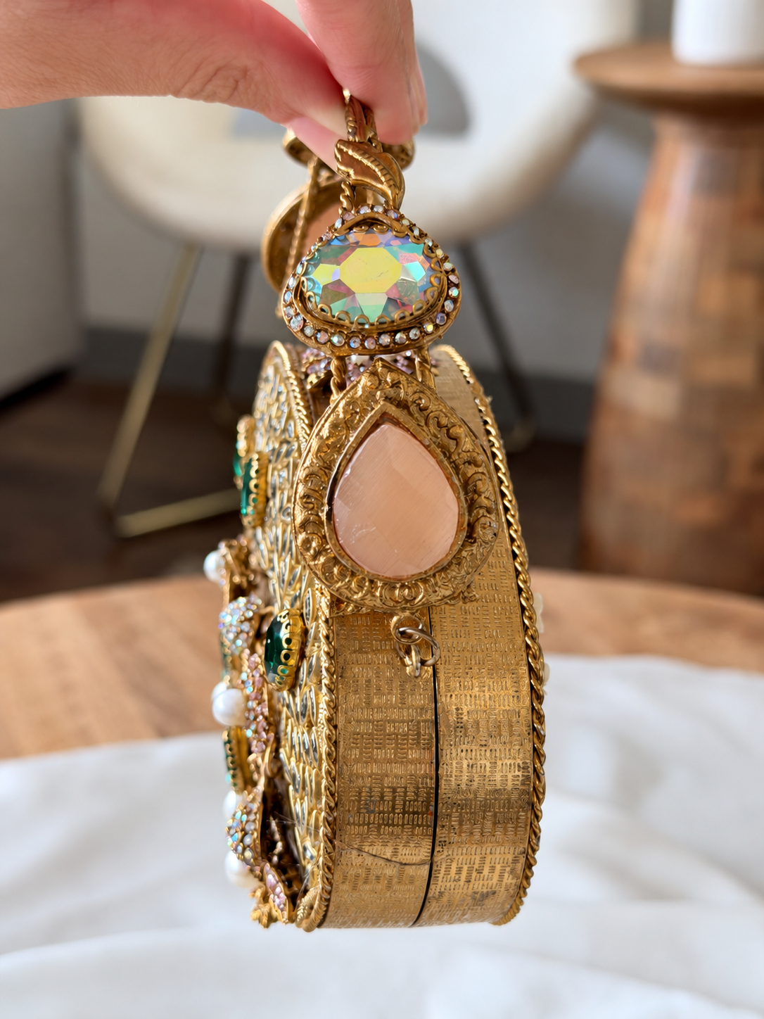 Double Sided Emerald Clutch