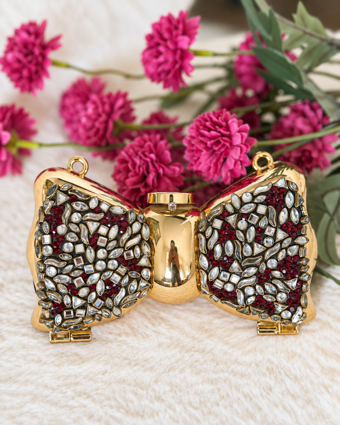 Ruby Butterfly Clutch