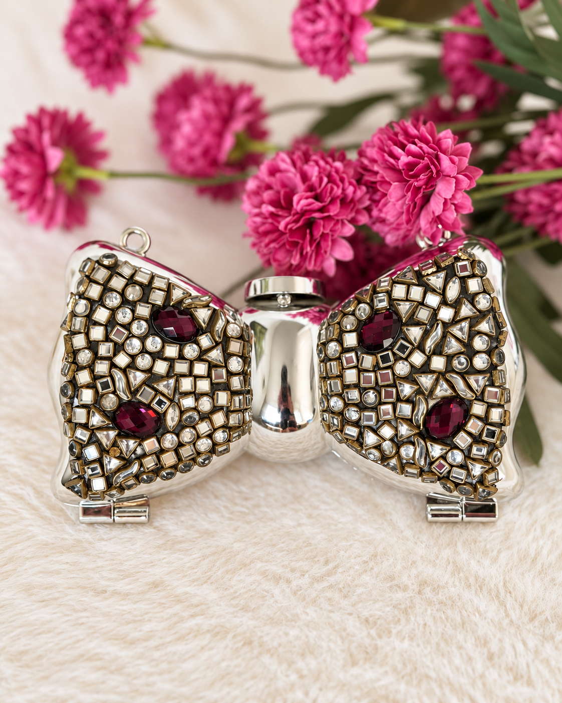 Lavender Butterfly Clutch